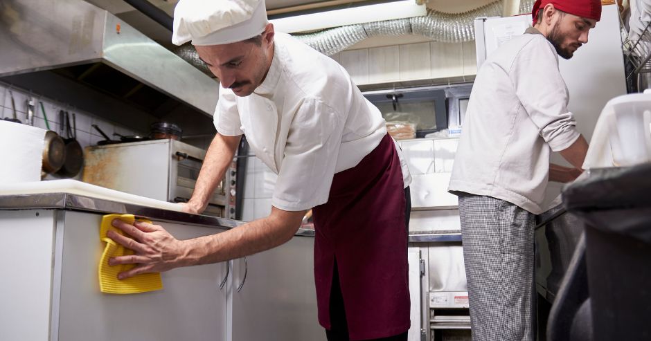 Limpieza periódica para evitar plagas en los almacenes y despensas 